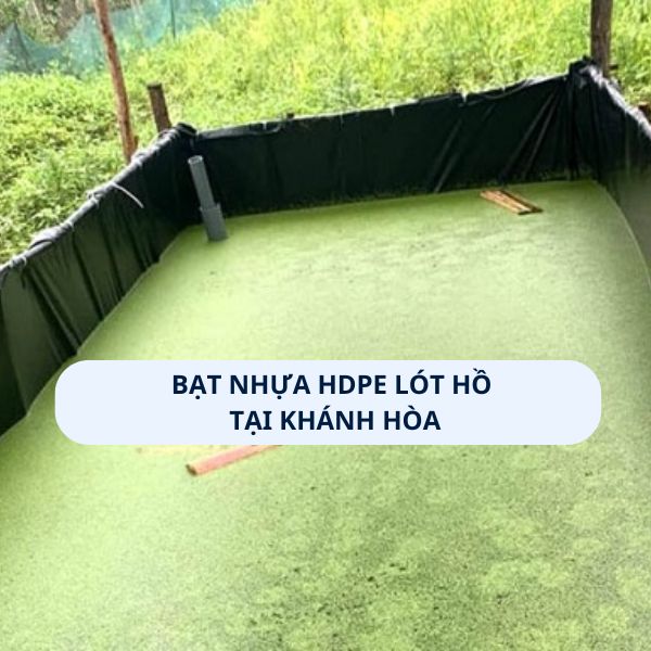 Bạt nhựa HDPE lót hồ tại Khánh Hòa